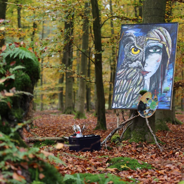 Early 21st Century Elena Efa, The Guardian, 2025, Acrylic and Canvas For Sale - Image 5 of 6