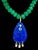 Lapis Peacock Pendant With Emeralds, Diamonds & 14k Gold For Sale - Image 13 of 13