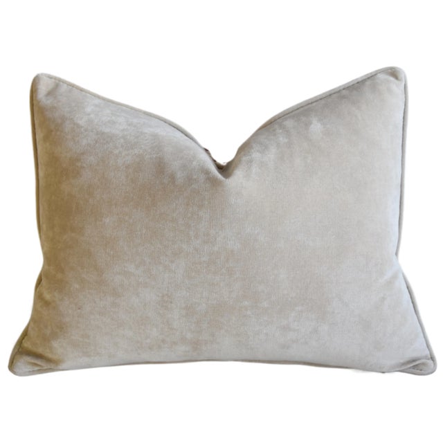 Woodland Nature Toile Deer & Forrest Feather/Down Pillows - Pair For Sale In Los Angeles - Image 6 of 8