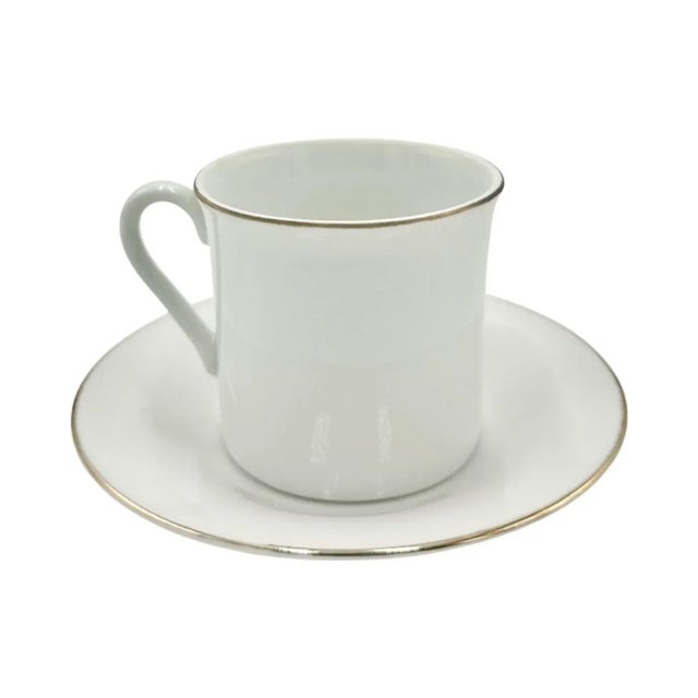 Vintage Hotel De La Mamounia Marrakech Demitasse Cup & Saucer For Sale - Image 4 of 12