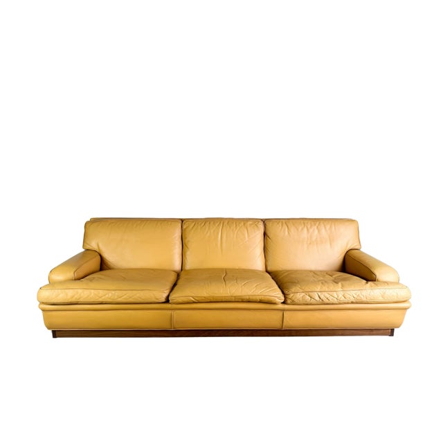 Mid-Century Three-Seater Sofa in Leather by by Arne Norell, Mexico For Sale - Image 13 of 13