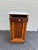 19th Century Antique 19th Century Victorian Style Marquetry King Wood Inlaid Marble Side Cabinet. For Sale - Image 5 of 10