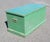 Early 19th Century Antique Green Painted 19th Century Storage Chest For Sale - Image 5 of 9