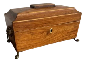 Fine George III Tea Caddy, 1800s