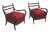 Mid-Century Armchairs by Paolo Buffa, 1940s, Set of 2 For Sale