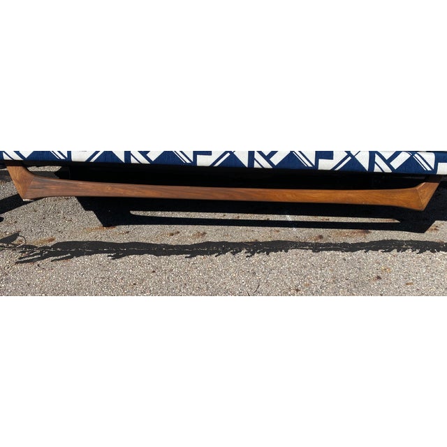 Wood 1960s Adrian Pearsall for Craft Associates Gondola Sofa For Sale - Image 7 of 10