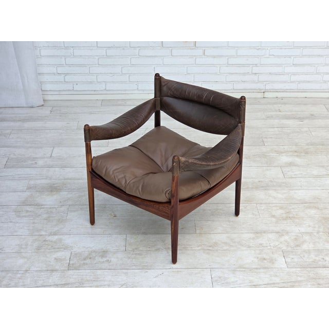 Danish Modus Lounge Chair by Kristian Vedel for Søren Willadsen Møbelfabrik, 1974 For Sale - Image 15 of 18