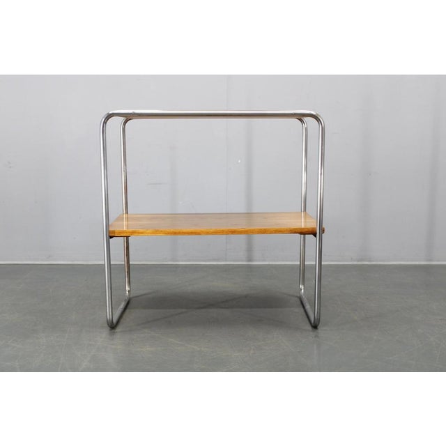 1930s Bauhaus Side Table by Marcel Breuer, Czechoslovakia, 1930s For Sale - Image 5 of 15