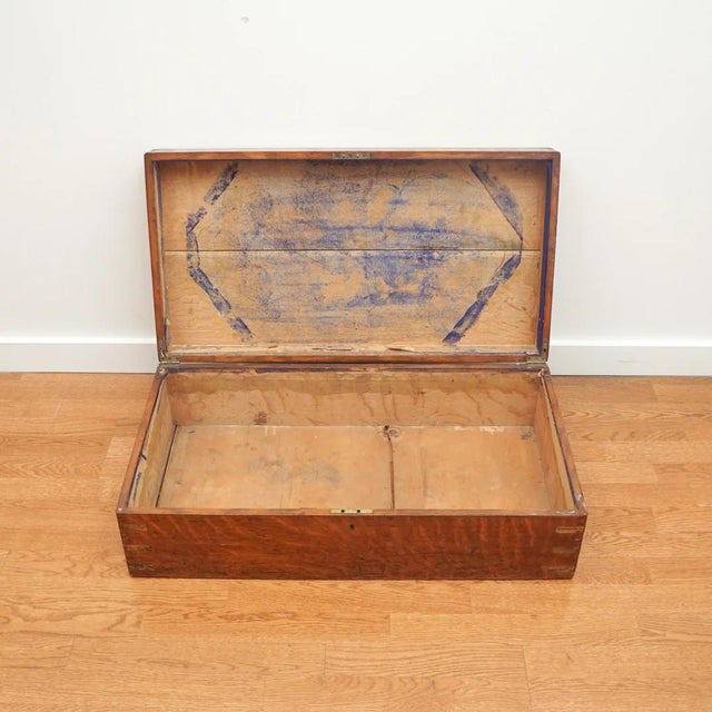 Antique Oak Storage Box For Sale In New York - Image 6 of 6