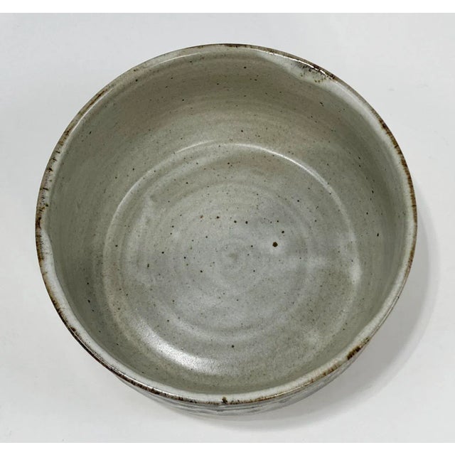 Vintage Two Tone Drip Glaze Matcha Bowl For Sale In Kansas City - Image 6 of 7