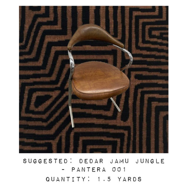 1970’s Vintage Daystrom Postmodern Chrome Cantilever Chairs - 1 Available For Sale - Image 10 of 10