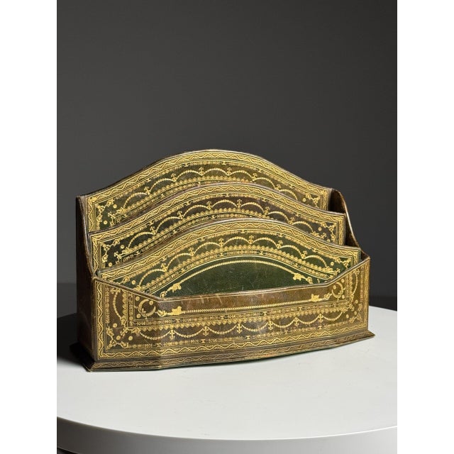 Desk Organizer in Leather For Sale - Image 17 of 17