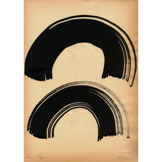 "Etudes" Contemporary Minimalist Ink Drawing For Sale