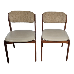 1960s Erik Buch Od-49 Teak Dining Chairs- Set 2
