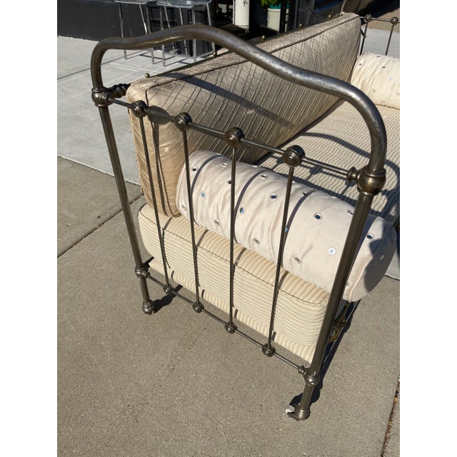 Vintage Victorian Cast Iron Daybed Chairish