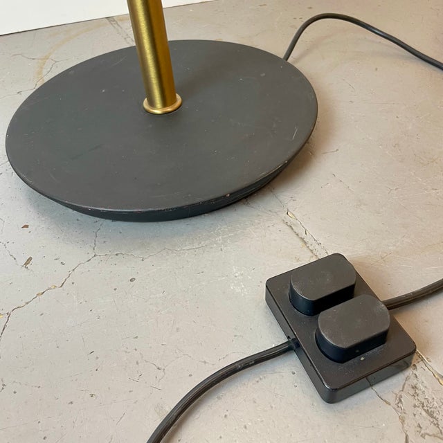 Metal Murano Floor Lamp attributed to Aureliano Toso, Italy, 1980s For Sale - Image 7 of 17