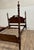 Vintage Queen or Full Size Convertible Four Poster Pediment Bed For Sale - Image 4 of 13