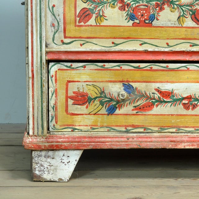 Folk Art Bridal Chest, 1950 For Sale - Image 10 of 13
