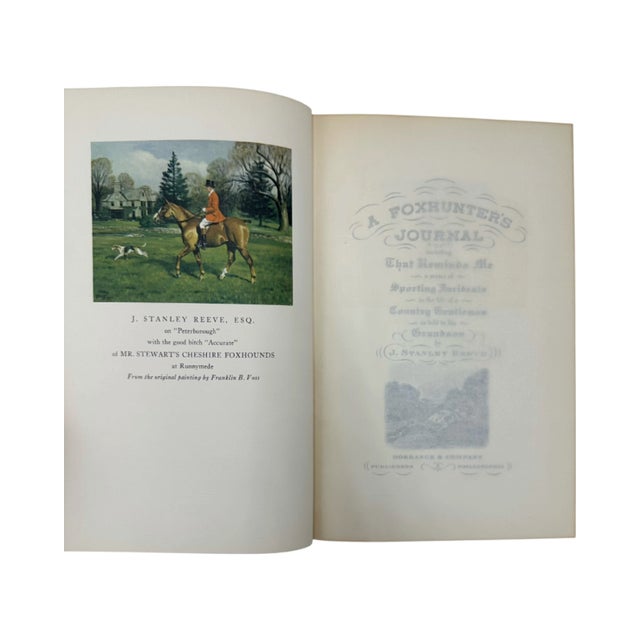 1950s A Foxhunter's Journal J Stanley Reeve 1952 Limited Edition For Sale - Image 5 of 13