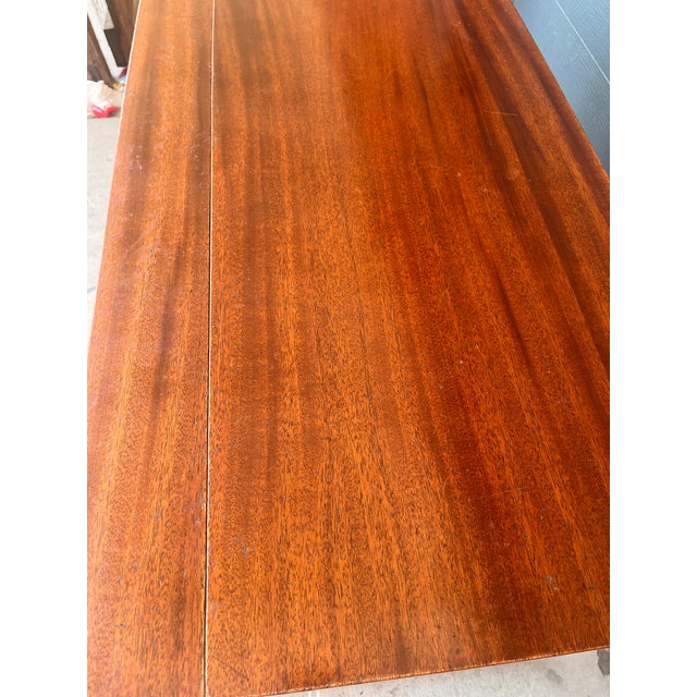 1940s Saginaw Furniture Shops "Expandomatic" Mahogany Desk-to-Dining Table For Sale In Denver - Image 6 of 18
