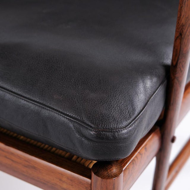 Colonial OW149-2 2-Seater Sofa in Rosewood attributed to Ole Wanscher for P. Jeppesen, 1960s For Sale - Image 9 of 18