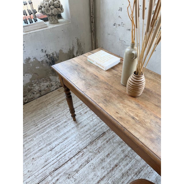 Beechwood Bistro Farmhouse Table, 1900 For Sale - Image 14 of 18