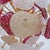 Sputnik Murano Glass Chandelier in Cherry Red, White and Champagne with Brass Structure, 2000 For Sale - Image 10 of 12