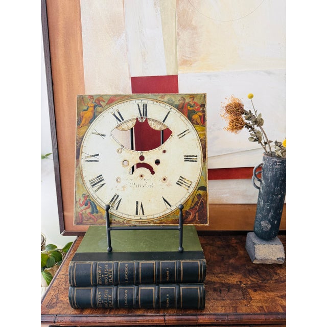 A Georgian clock dial signed “Winsford,” referencing the Cheshire town where the clockmaker worked, and featuring a hand-...