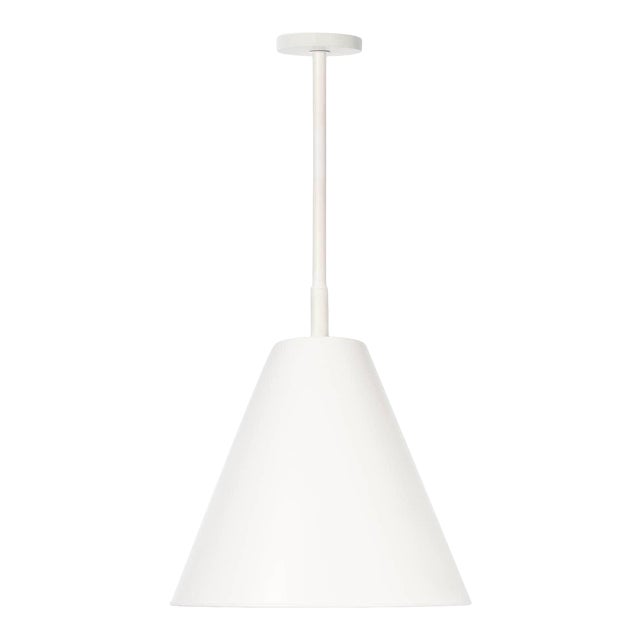 Regina Andrew Bluff Iron Outdoor Pendant, White For Sale