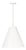 Regina Andrew Bluff Iron Outdoor Pendant, White For Sale