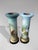 This stunning pair of terracotta columns features exquisite hand-painted scenes: one showcases an oriental landscape,...