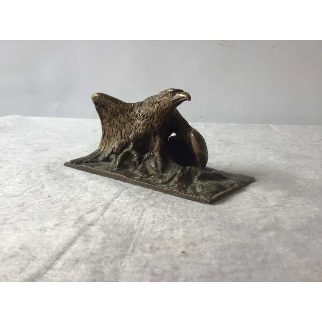 1880s Bronze Eagle by A. Marionnet For Sale In New York - Image 6 of 12