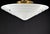 Gerald Thurston Lightolier Attributed Chrome & Milk Glass Mid-Century Modern Pendant Light For Sale - Image 6 of 12