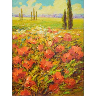 Under the Sky of Valencia.Modern Original Hand Painting. For Sale