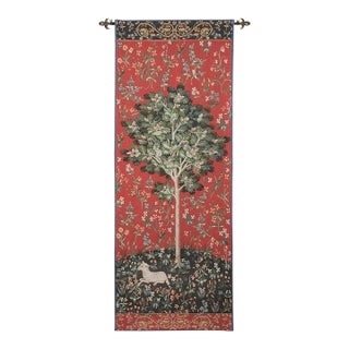 Oak Tree Portiere Loom Woven Tapestry - 185x70cm (6'1"x2'4") - Requires Rod Size 2 For Sale