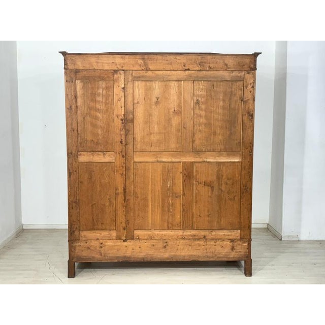 Art Nouveau German Wardrobe in Oak, 1920 For Sale - Image 12 of 13