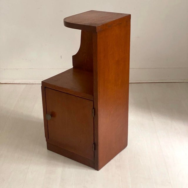Brown Vintage Side Table, 1950s For Sale - Image 8 of 9