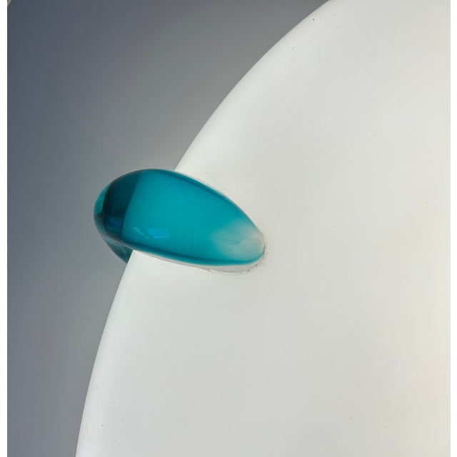 1970s Petrol Green Murrisa Ceiling Light from Lucos, 1970s For Sale - Image 5 of 6