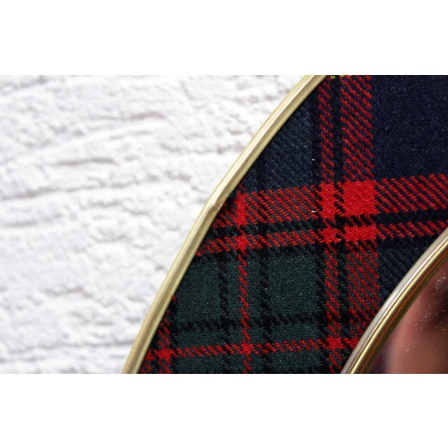1960s Scottish Fabric Mirror, 1960 For Sale - Image 5 of 12