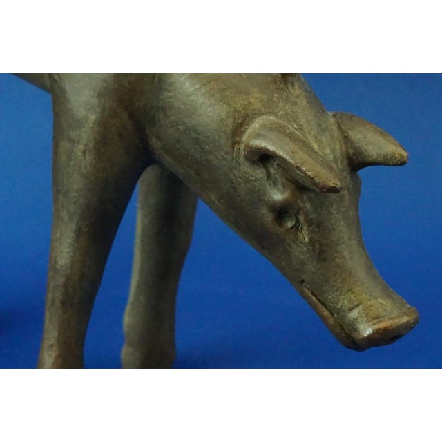 Futurist Ceramic Sculpture Depicting a Baby Wild Boar by Bottega Riccardo Gatti Faenza, Italy, 20th Century For Sale - Image 18 of 18