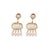 Cleopatra Pearl & Gold Tassel Earrings, 2 Pieces For Sale In Miami - Image 6 of 6