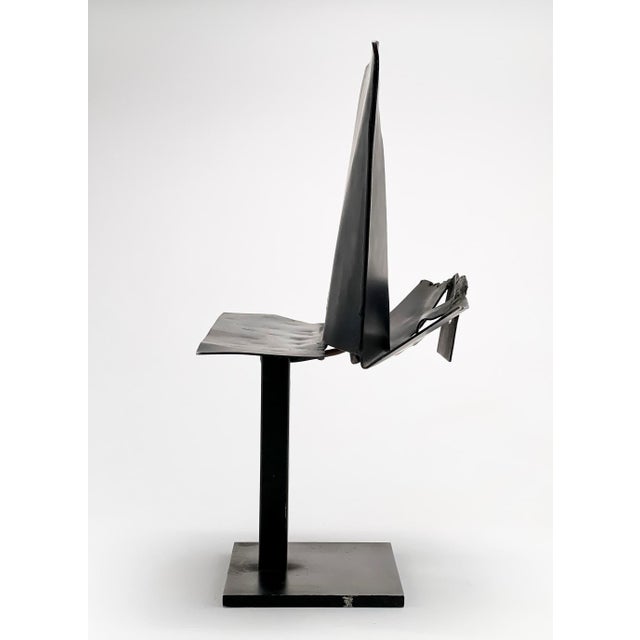 1980s María Simón, 1982 Argentine Metal Sculpture "Serie De Los Sobres" Maria Simon, 1982 For Sale - Image 5 of 8