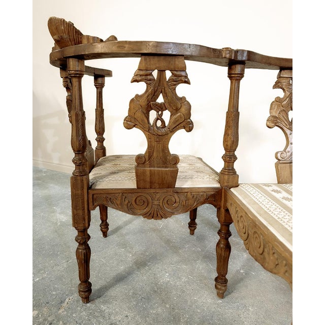 19th Century Double Corner Chair For Sale In Salt Lake City - Image 6 of 14