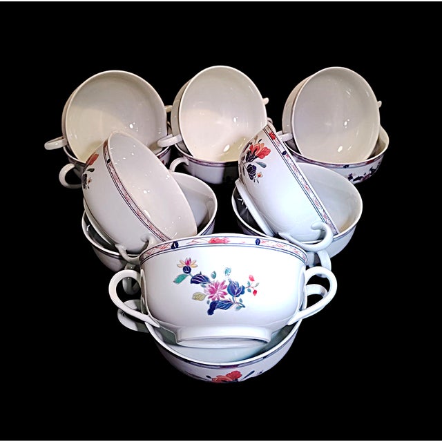Large Porcelain Dinner Service by Raynaud Limoges, 1960s, Set of 51 For Sale - Image 12 of 17