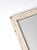 Late 19th Century Antique Beveled Glass Mirror With White Wood Frame For Sale - Image 5 of 9