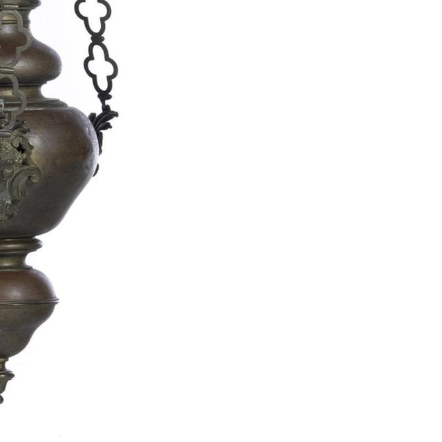 18th Century Hanging Lantern in Copper For Sale - Image 5 of 6