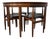 Roundette Teak Table & Chairs from Hans Olsen, Denmark, 1950sm, Set of 5 For Sale
