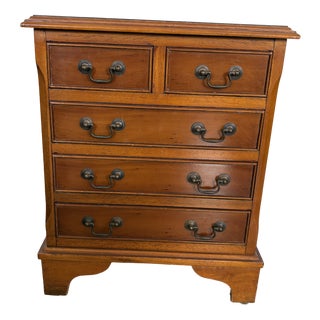 Vintage Wooden Sideboards with Handles, Set of 2 For Sale