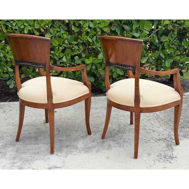 William Switzer Biedermeier Armchairs, Pair For Sale In Naples, FL - Image 6 of 17