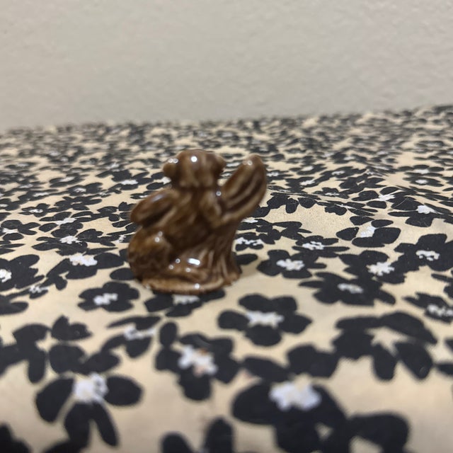 Vintage Wade Whimsy Brown Monkey on Branch Figurine - Made in England For Sale - Image 4 of 7